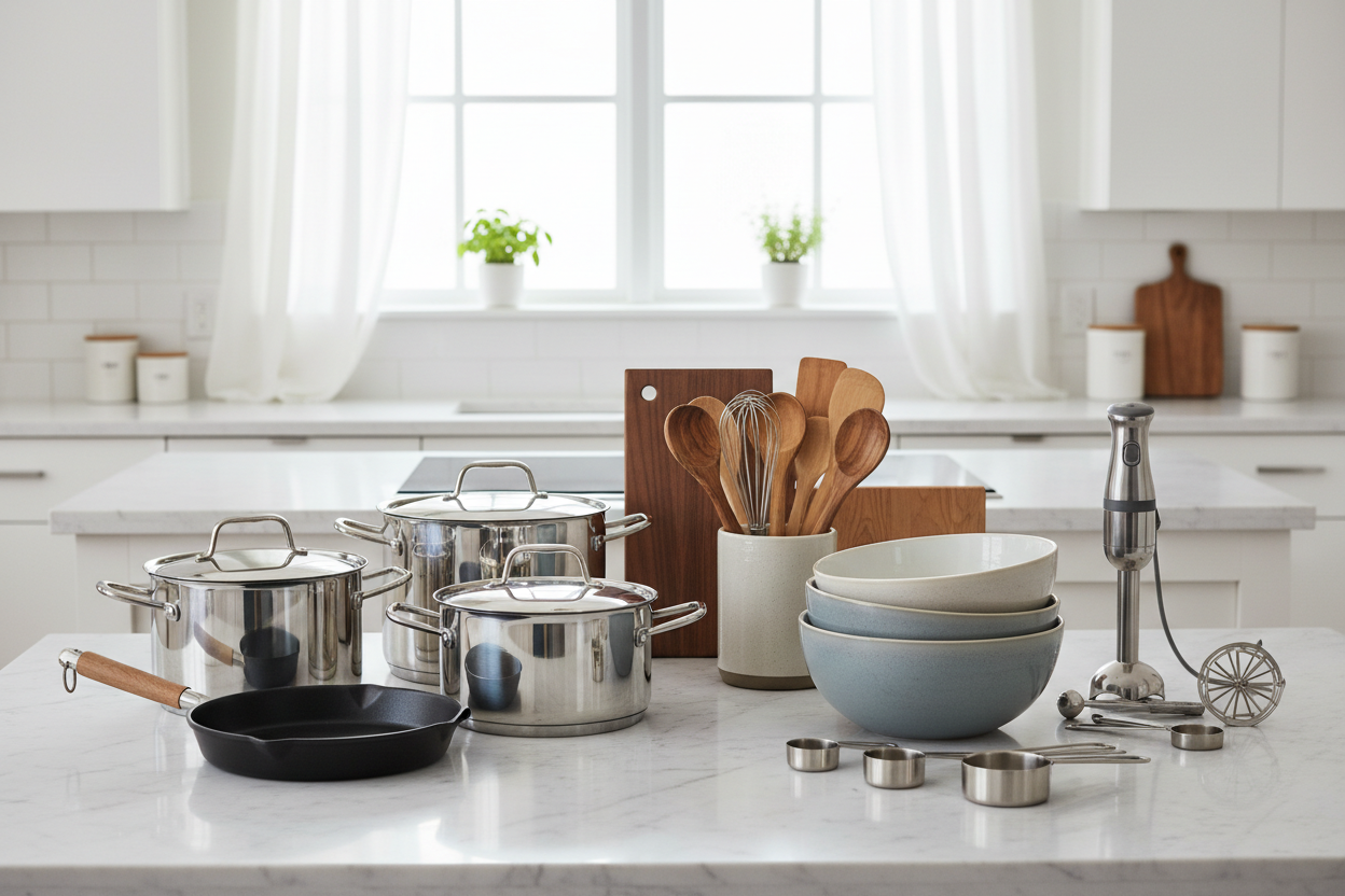 Kitchenware with kitchen